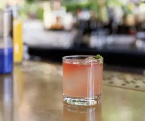 cocktail on the bar