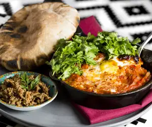 Shakshouka with Pita