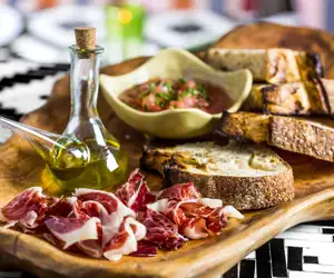 Jamon Iberico with Pan y Tomate