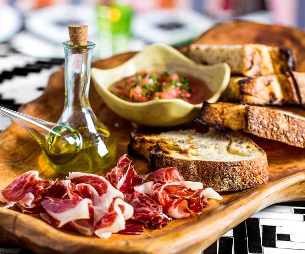 Jamon Iberico with Pan y Tomate